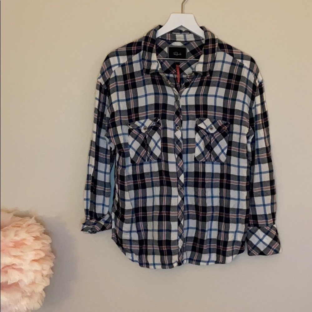 Rails Flannel Button Down Shirt - image 2